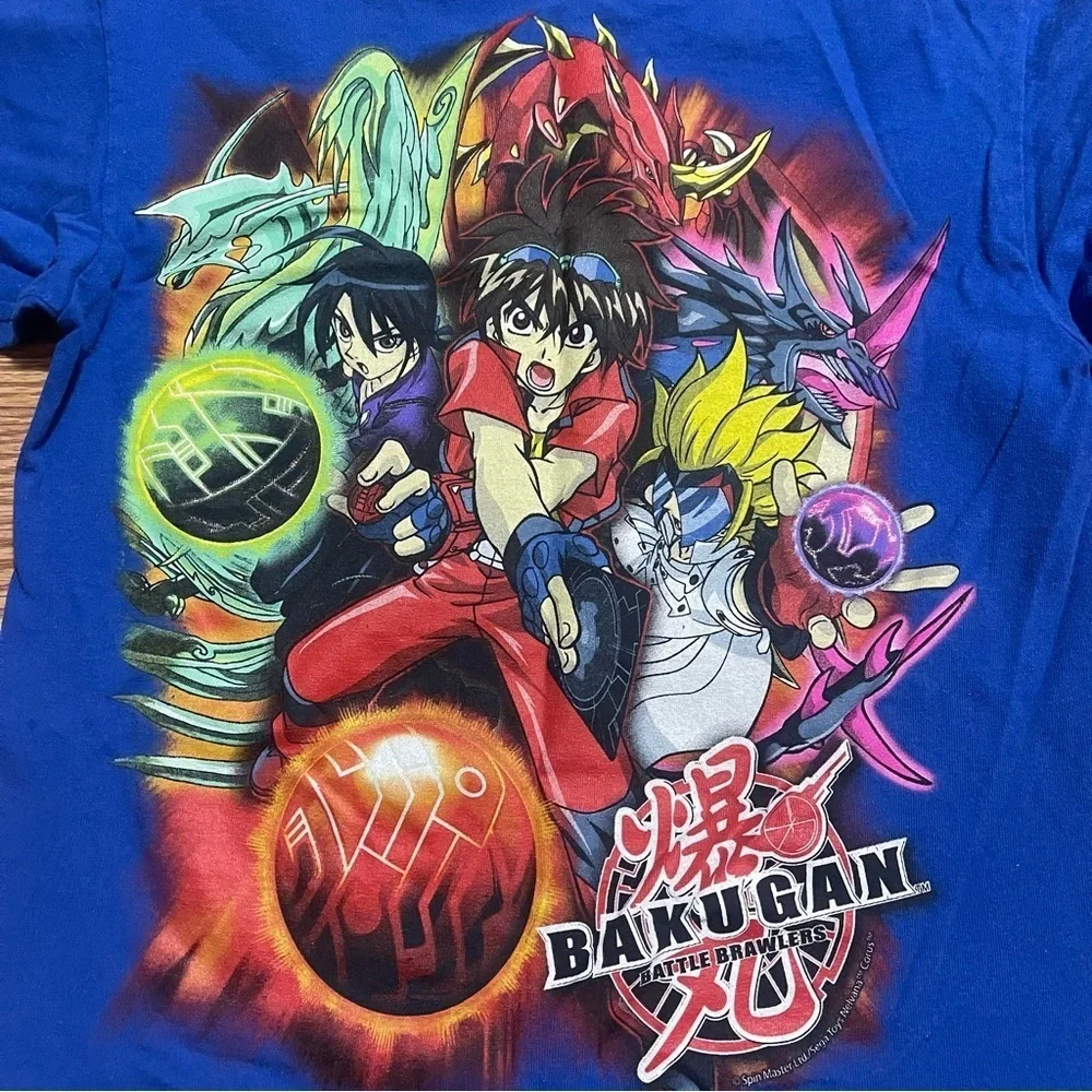 y2k Bakugan Shirt Youth Small